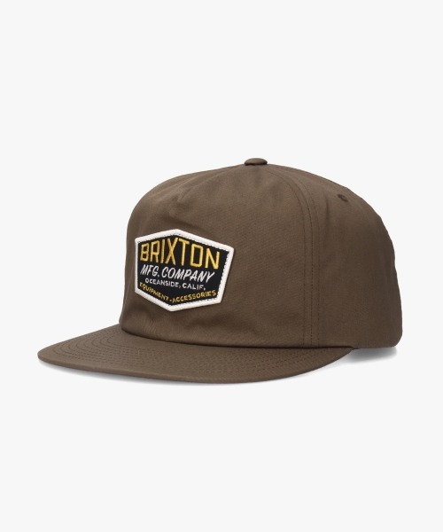 BRIXTON（ブリクストン）の「BRIXTON COLESON HP SNPK / ブリクストン（キャップ・メンズ・ブラック/ブラウン/レッド・O/S）」の2枚目の写真