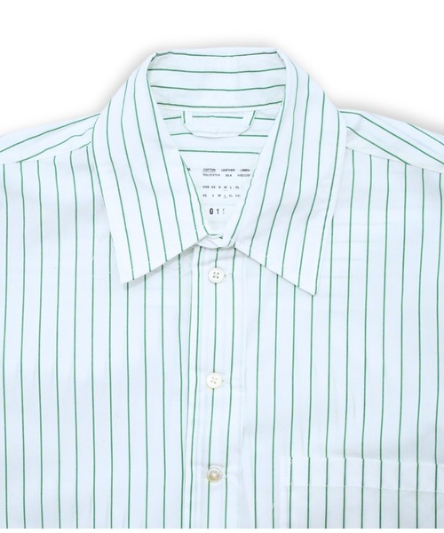 CAMIEL FORTGENS(カミエル フォートへンス)の「【CAMIEL FORTGENS】 BASIC SHIRT(シャツ/ブラウス・メンズ・グリーン・X-LARGE/MEDIUM)」の3枚目の写真