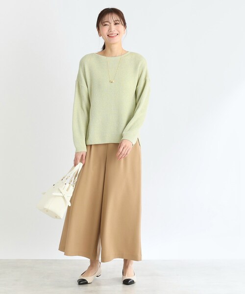 Reflect（リフレクト）の「◆【夏SALE】クルーネックミックスカラーニット（ニット/セーター・レディース・サックスブルー系3/ピンク系4/ライトイエロー系4・11/09）」の14枚目の写真