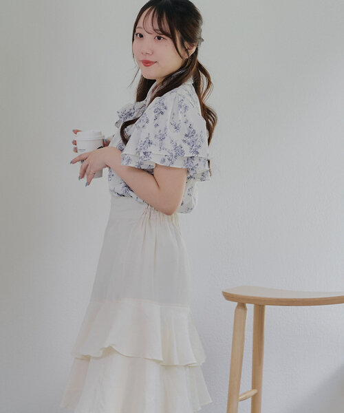 Another Branch olive des olive(アナザーブランチオリーブデオリーブ)の「アソートボウタイブラウス(シャツ/ブラウス・レディース・ブルー系その他/グレー系その他2/オフホワイト・FREE)」の10枚目の写真