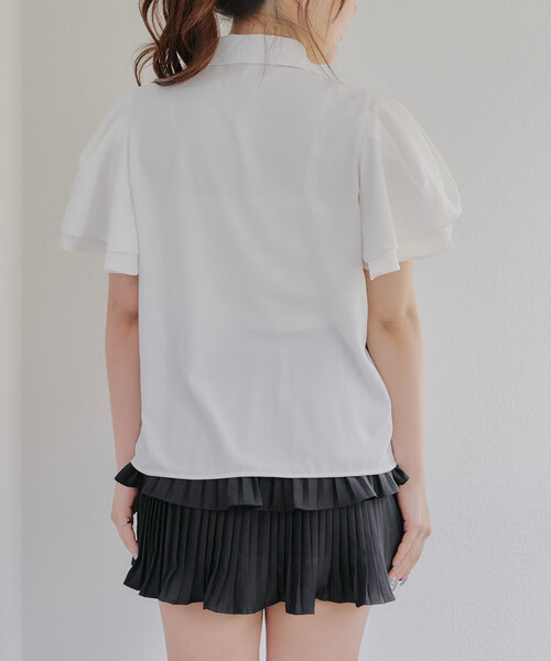 Another Branch olive des olive(アナザーブランチオリーブデオリーブ)の「アソートボウタイブラウス(シャツ/ブラウス・レディース・ブルー系その他/グレー系その他2/オフホワイト・FREE)」の15枚目の写真