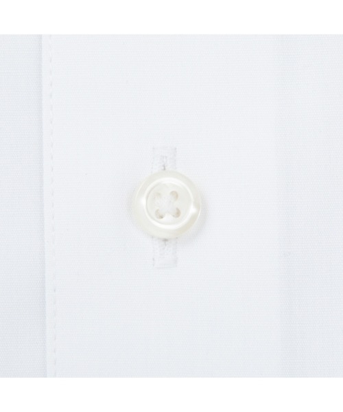 TOKYO SHIRTS（トウキョウシャツ）の「形態安定ノーアイロン レギュラー 長袖ビジネスワイシャツ（ビジネスシャツ・メンズ・ホワイト・首回り37cm-裄丈80cm/首回り37cm-裄丈84cm/首回り39cm-裄丈80cm/首回り39cm-裄丈84cm/首回り41cm-裄丈82cm/首回り41cm-裄丈86cm/首回り42cm-裄丈82cm/首回り42cm-裄丈86cm/首回り43cm-裄丈82cm/首回り43cm-裄丈86cm）」の4枚目の写真