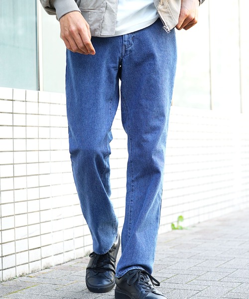 jiggys shop（ジギーズショップ）の「ライトオンス ストレートデニム イージーパンツ（デニムパンツ・メンズ・ブラック/ブルー系その他2/ブルー系その他・X-LARGE/SMALL/LARGE/MEDIUM）」の3枚目の写真