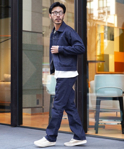 jiggys shop（ジギーズショップ）の「ライトオンス ストレートデニム イージーパンツ（デニムパンツ・メンズ・ブラック/ブルー系その他2/ブルー系その他・X-LARGE/SMALL/LARGE/MEDIUM）」の7枚目の写真