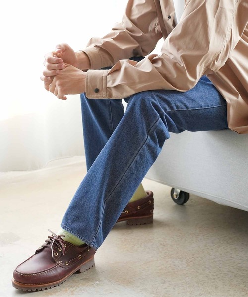 jiggys shop（ジギーズショップ）の「ライトオンス ストレートデニム イージーパンツ（デニムパンツ・メンズ・ブラック/ブルー系その他2/ブルー系その他・X-LARGE/SMALL/LARGE/MEDIUM）」の5枚目の写真