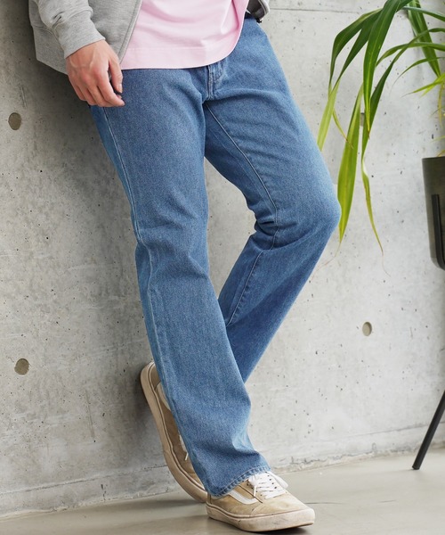 jiggys shop(ジギーズショップ)の「ライトオンス ストレートデニム イージーパンツ(デニムパンツ・メンズ・ブラック/ブルー系その他2/ブルー系その他・X-LARGE/SMALL/LARGE/MEDIUM)」の19枚目の写真
