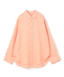 リネンシャーティング レギュラーカラーシャツ