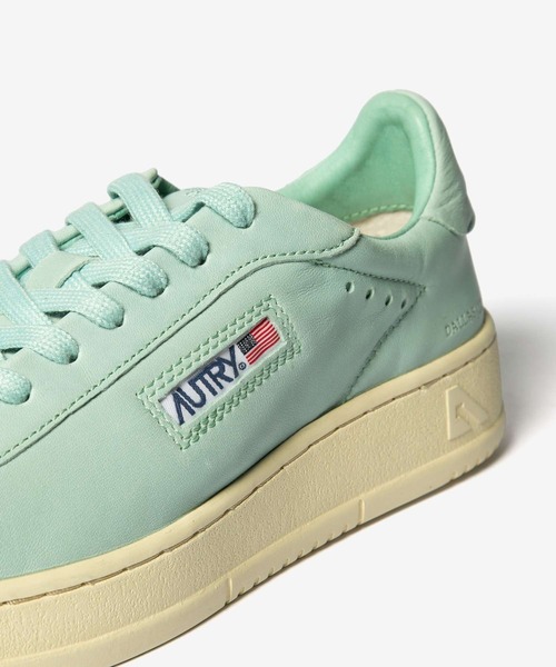人気の！Autry/オートリー グリーンレザースニーカー★ AUTRY DALLAS LOW LEATHER SNEAKER オートリー ダラス ロゥ