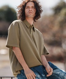 CAMBIO（カンビオ）の「mhs2342-ダンボールニットテックポロシャツ（ポロシャツ）」