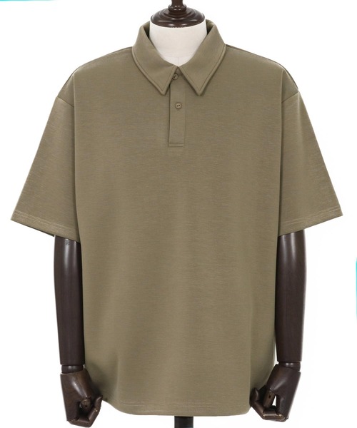 mhs2342-ダンボールニットテックポロシャツ（ポロシャツ）｜CAMBIO