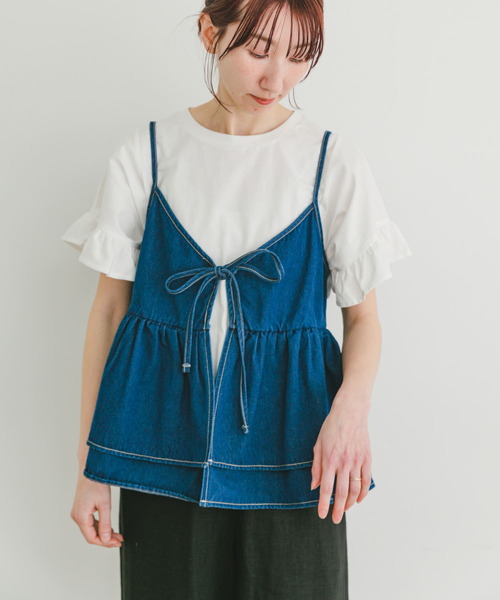 セール】デニムビスチェ（キャミソール）｜ITEMS URBANRESEARCH