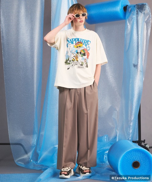 MAISON SPECIAL(メゾンスペシャル)の「《UNISEX》NISHIKAWA KEORI Wool Mix Gabardine Continuous Tow-Tuck Wide Pants/NISHIKAWA KEORIウールミックスギャバジンコンティニュアスツータックワイドパンツ【MAISON SPECIAL/メゾンスペシャル】■セットアップ対応■(スラックス・メンズ・ネイビー/その他/ダークグレー/グレイッシュベージュ/ブラック・2/1/0)」の18枚目の写真