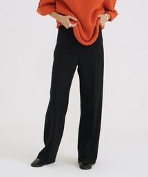 CLANE CENTER CLEASE STRAIGHT PANTS 18110-7222
