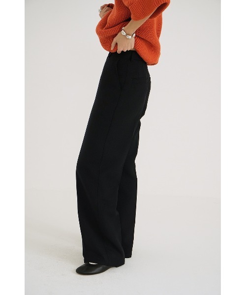 CLANE(クラネ)の「CLANE CENTER CLEASE STRAIGHT PANTS 18110-7222(その他パンツ・レディース・ネイビー/ベージュ・1)」の15枚目の写真