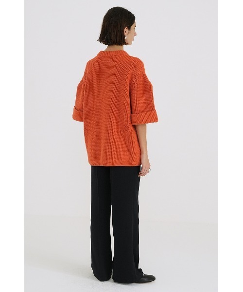 CLANE(クラネ)の「CLANE CENTER CLEASE STRAIGHT PANTS 18110-7222(その他パンツ・レディース・ネイビー/ベージュ・1)」の13枚目の写真
