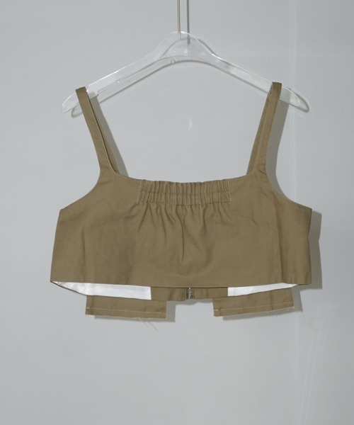 chuclla（チュクラ）の「【YOUYILIN】フラップポケット ショートビスチェ CHYOUW25s010（その他トップス・レディース・カーキ・M/S）」の13枚目の写真