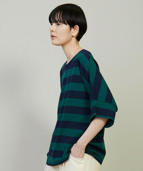 FRAPBOIS（フラボア）の「ドルマンカット カットソー（Tシャツ/カットソー・レディース・ライム/グリーン系その他/ブルー系その他・1）」の10枚目の写真