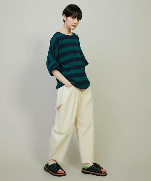 FRAPBOIS（フラボア）の「ドルマンカット カットソー（Tシャツ/カットソー・レディース・ライム/グリーン系その他/ブルー系その他・1）」の13枚目の写真