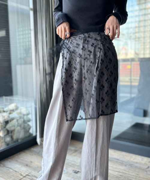 Kotoe(コトエ)の「サイズレス チュールレース レイヤード ラップスカート(スカート・レディース・ブラック/ホワイト系その他/ホワイト/ホワイト系その他2/ブラック系その他・FREE)」の18枚目の写真