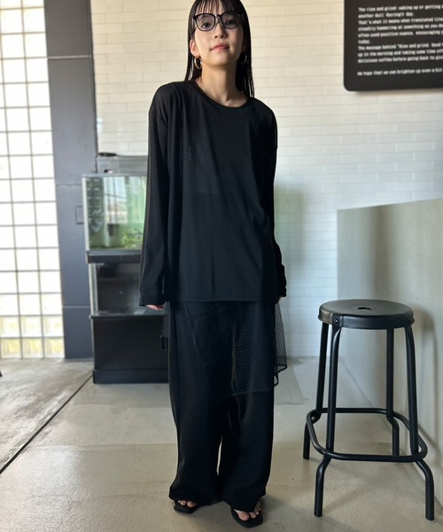 Kotoe(コトエ)の「サイズレス チュールレース レイヤード ラップスカート(スカート・レディース・ブラック/ホワイト系その他/ホワイト/ホワイト系その他2/ブラック系その他・FREE)」の21枚目の写真