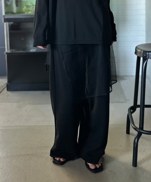 Kotoe(コトエ)の「サイズレス チュールレース レイヤード ラップスカート(スカート・レディース・ブラック/ホワイト系その他/ホワイト/ホワイト系その他2/ブラック系その他・FREE)」の22枚目の写真