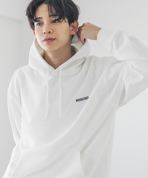 LOWRYS FARM（ローリーズファーム）の「ＮＹＢＧウラケパーカー　 328984（スウェット・メンズ・グレー/ホワイト・MEDIUM/LARGE）」の2枚目の写真