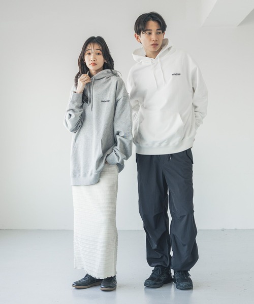 LOWRYS FARM（ローリーズファーム）の「ＮＹＢＧウラケパーカー　 328984（スウェット・メンズ・グレー/ホワイト・MEDIUM/LARGE）」の9枚目の写真