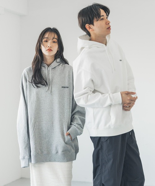 LOWRYS FARM（ローリーズファーム）の「ＮＹＢＧウラケパーカー　 328984（スウェット・メンズ・グレー/ホワイト・MEDIUM/LARGE）」の10枚目の写真