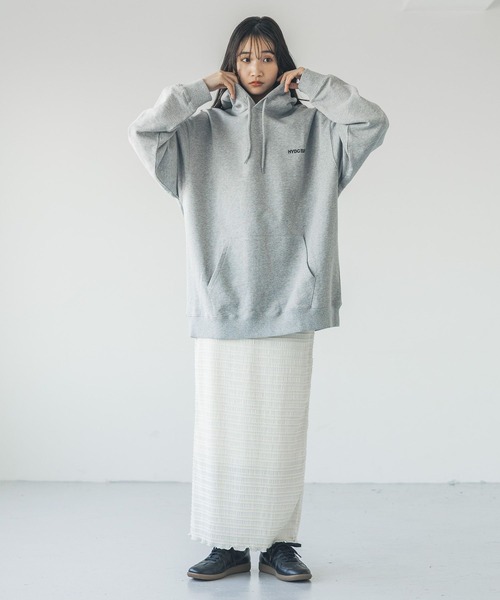 LOWRYS FARM（ローリーズファーム）の「ＮＹＢＧウラケパーカー　 328984（スウェット・メンズ・グレー/ホワイト・MEDIUM/LARGE）」の11枚目の写真