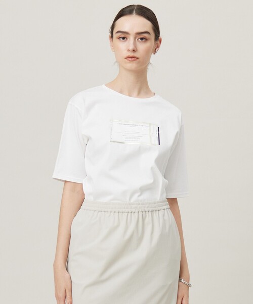ICB(アイシービー)の「ロゴTEE(Tシャツ/カットソー・レディース・ブラック系/アイボリー系/グレー系1/アイボリー系1・SMALL/MEDIUM/X-SMALL)」の3枚目の写真