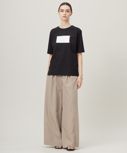 ICB(アイシービー)の「ロゴTEE(Tシャツ/カットソー・レディース・ブラック系/アイボリー系/グレー系1/アイボリー系1・SMALL/MEDIUM/X-SMALL)」の9枚目の写真