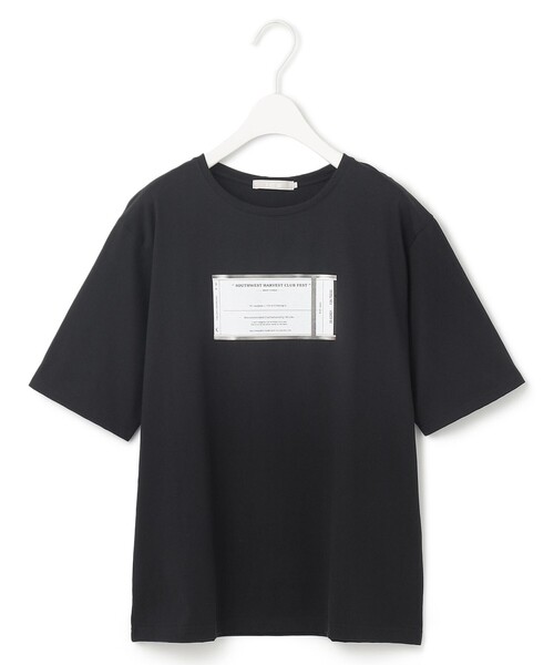ICB(アイシービー)の「ロゴTEE(Tシャツ/カットソー・レディース・ブラック系/アイボリー系/グレー系1/アイボリー系1・SMALL/MEDIUM/X-SMALL)」の16枚目の写真