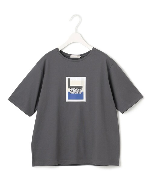 ICB(アイシービー)の「ロゴTEE(Tシャツ/カットソー・レディース・ブラック系/アイボリー系/グレー系1/アイボリー系1・SMALL/MEDIUM/X-SMALL)」の17枚目の写真