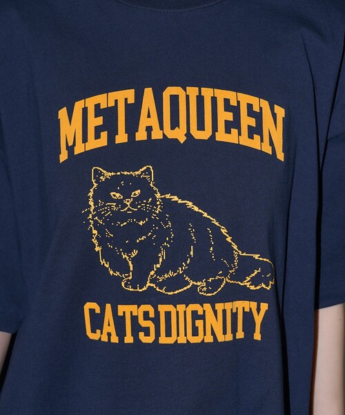 PUBLUX（パブリュクス）の「PUBLUX/パブリュクス フロッキー キャット アニマルプリントTシャツ　限定展開（Tシャツ/カットソー・レディース・ネイビー/オフホワイト/ライトグレー・SMALL/MEDIUM/LARGE）」の16枚目の写真
