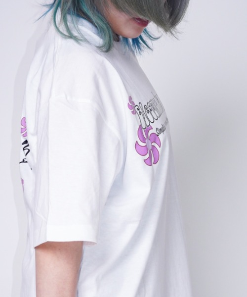 Bling Leads(ブリングリーズ)の「Z)【BLINGLEADS】 424419 和柄シリーズ PRINT SS T 着物(Tシャツ/カットソー・メンズ・ブラック/ホワイト・LARGE/MEDIUM)」の6枚目の写真