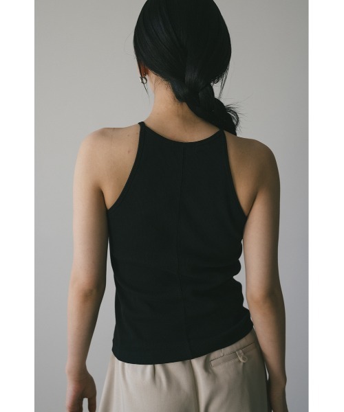 STYLEMIXER（スタイルミキサー）の「カップ付きアメスリタンク（タンクトップ・レディース・ブラック/ホワイト/ブラウン・SMALL/MEDIUM）」の16枚目の写真