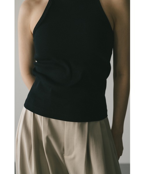 STYLEMIXER（スタイルミキサー）の「カップ付きアメスリタンク（タンクトップ・レディース・ブラック/ホワイト/ブラウン・SMALL/MEDIUM）」の19枚目の写真