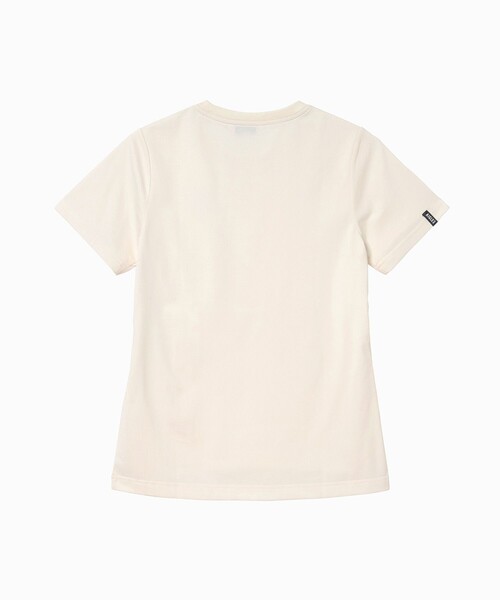 AIGLE(エーグル)の「UVカット スリムフィット ロゴプリント半袖Tシャツ(Tシャツ/カットソー・レディース・ホワイト/ダークブルー・S/M/L)」の8枚目の写真