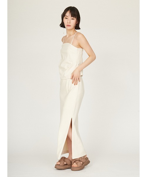 emmi（エミ）の「ダンボールアイラインタックスカート（スカート・レディース・ブラック/アイボリー・1/0）」の15枚目の写真