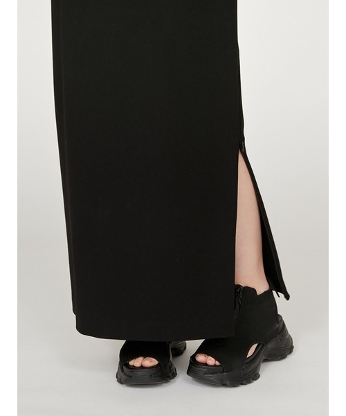 emmi（エミ）の「ダンボールアイラインタックスカート（スカート・レディース・ブラック/アイボリー・1/0）」の22枚目の写真