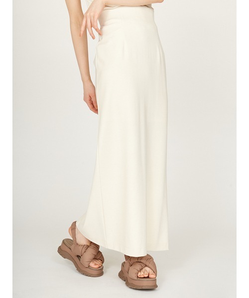 emmi（エミ）の「ダンボールアイラインタックスカート（スカート・レディース・ブラック/アイボリー・1/0）」の5枚目の写真