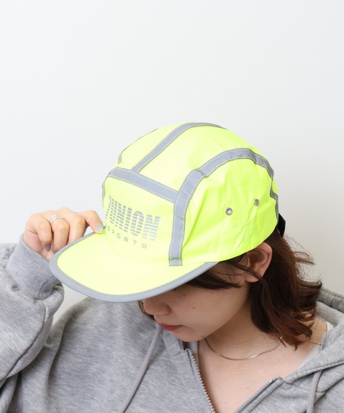 7Union(セブンユニオン)の「7UNION Sports Runner Jet Cap 3Mリフレクター 撥水 ナイロン ジェットキャップ(キャップ・メンズ・イエロー/ブラック・FREE)」の4枚目の写真