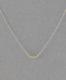 Phoebe | 【金属アレルギー対応】ストレートバービジューネックレス/全長:39cm+3cm(ネックレス)