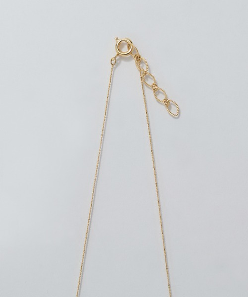 Phoebe(フィービィー)の「【金属アレルギー対応】ストレートバービジューネックレス/全長:39cm+3cm(ネックレス・レディース・イエローゴールド/シルバー/シャンパン・FREE)」の11枚目の写真