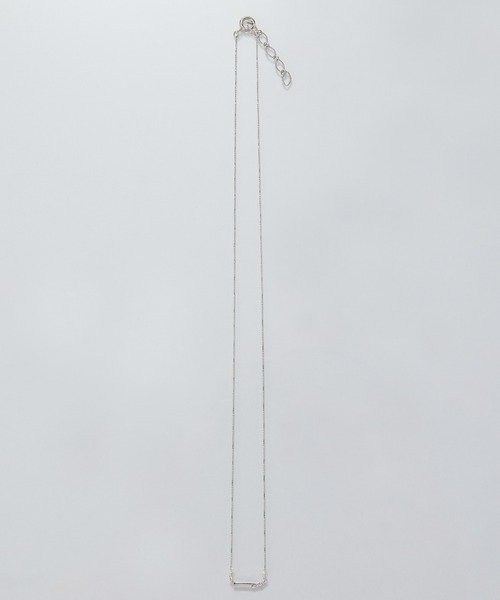 Phoebe(フィービィー)の「【金属アレルギー対応】ストレートバービジューネックレス/全長:39cm+3cm(ネックレス・レディース・イエローゴールド/シルバー/シャンパン・FREE)」の14枚目の写真