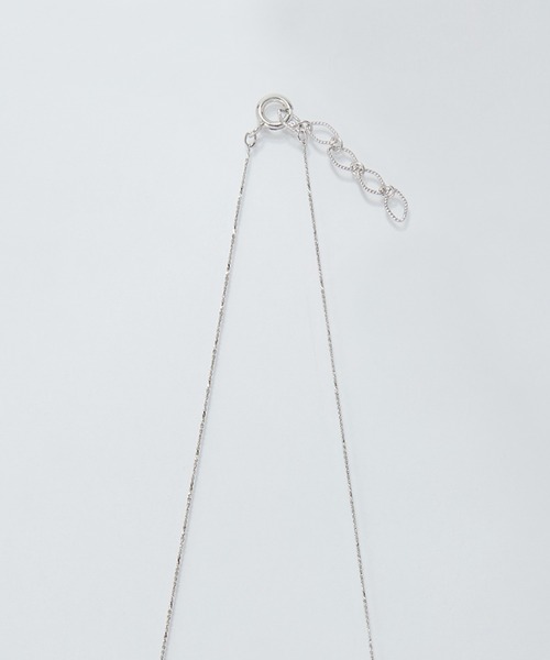 Phoebe(フィービィー)の「【金属アレルギー対応】ストレートバービジューネックレス/全長:39cm+3cm(ネックレス・レディース・イエローゴールド/シルバー/シャンパン・FREE)」の15枚目の写真