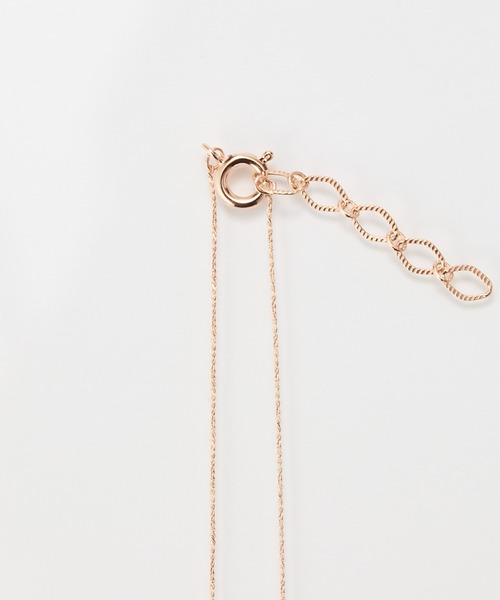 Phoebe(フィービィー)の「【金属アレルギー対応】ストレートバービジューネックレス/全長:39cm+3cm(ネックレス・レディース・イエローゴールド/シルバー/シャンパン・FREE)」の19枚目の写真