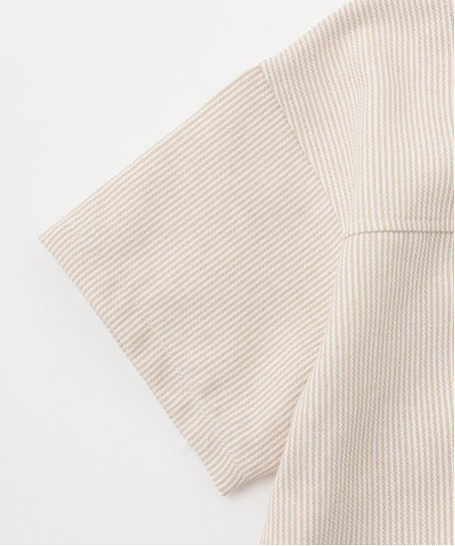 petit main（プティマイン）の「布帛半袖セットアップ（セットアップ・キッズ・ブルー/ストライプ・110cm/80ｃｍ/130cm/120cm/90cm/100cm）」の9枚目の写真