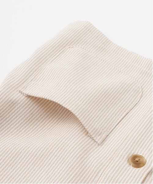 petit main（プティマイン）の「布帛半袖セットアップ（セットアップ・キッズ・ブルー/ストライプ・110cm/80ｃｍ/130cm/120cm/90cm/100cm）」の10枚目の写真