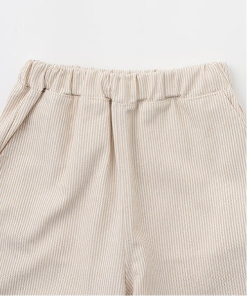 petit main（プティマイン）の「布帛半袖セットアップ（セットアップ・キッズ・ブルー/ストライプ・110cm/80ｃｍ/130cm/120cm/90cm/100cm）」の13枚目の写真